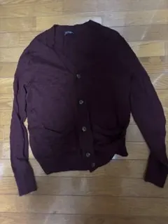 GAP バーガンディ カーディガン M