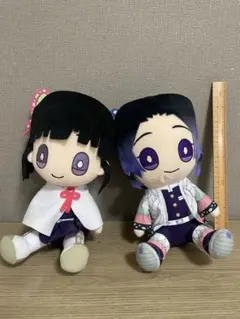 鬼滅の刃 ぬいぐるみ 2体セット 約25㎝　胡蝶しのぶ　栗花落カナヲ