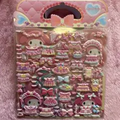 マイメロディ サンリオ 着せ替え ぷっくりシール 2枚セット
