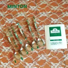 【新品】MINTON 銀仕上げハドンホールスプーンセット/レア/希少ヴィンテージのサムネイル
