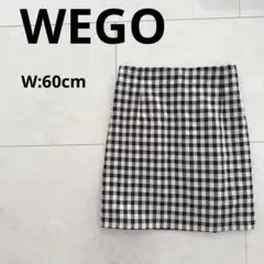WEGO チェック柄タイトスカート