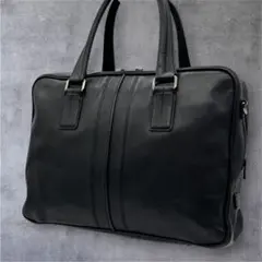 美品 トッズ レザー ブリーフケース ビジネスバッグ 2WAY 黒 メンズのサムネイル