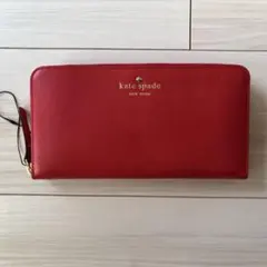 kate spade レッド 長財布