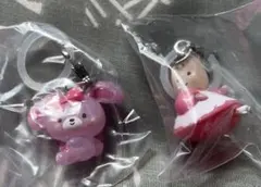 サンリオ　 ゆるっとめじるしアクセサリー マロンクリーム　＆　ぼんぼんりぼん