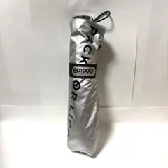 OUTDOOR UVカット99% 折りたたみ傘　シルバー