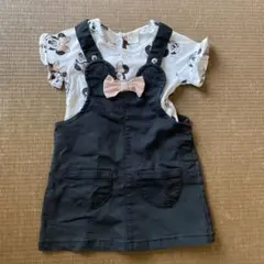 ディズニー　ミニーちゃん　ジャンパースカート　セットアップ　H &M