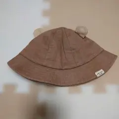 petit main クマ耳付きハット 48