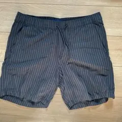 アバクロンビー&フィッチ　ハーフパンツ　M 黒　ボーダー