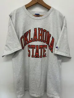Champion 00s オクラホマ州立大学 カレッジTシャツ 2段 アーチロゴ