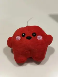 万博　ドイツ館　サーキュラーちゃん　小　赤　　ぬいぐるみ