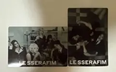LE SSERAFIM カード 2枚セット