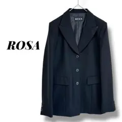 テーラードジャケット　総裏　レディース　艶　フォーマル　通勤　ブラック　大きめ