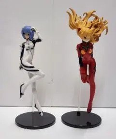 エヴァ　非売品　綾波レイ アスカ フィギュア 箱付　2体セット　開封品