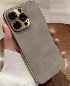 ビジネスレトロスティックPUレザー素材　iPhoneケース　iPhone15