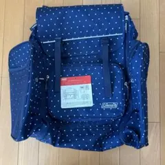 Coleman ネイビー ドットリュック