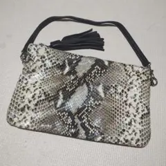 ジャンニキャリーニ GIANNI CHIARINI 2Way パイソンバッグ - メルカリ