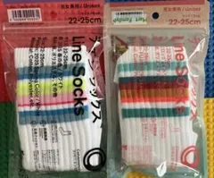 ファミマラインソックス 22-25cmフジロック'24 2025春の色 限定品