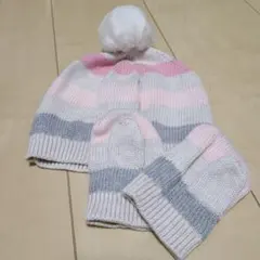 ベビーギャップ ニット帽 ミトン セット