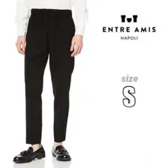 新品 定価2.9万円 entre amis アントレアミ イージーパンツ S 黒