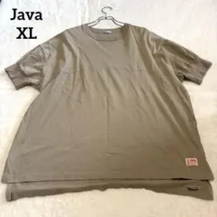 ジャバ　Tシャツ　オーバーサイズ　フットボール風　ユニセックス　ベージュXLのサムネイル