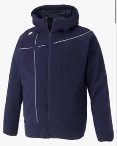 DESCENTE フリース フーデッド ジャケット ネイビーのサムネイル