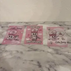 エスターバニー ポップアップ ノベルティ クリアカード 3枚 コンプリートセット