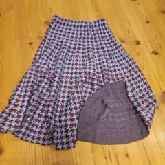 SLY　フレアスカート ハウンドトゥース 千鳥格子 動きやすい