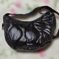 niko and ... 　オリジナルギャザー ムーンショルダーバッグ