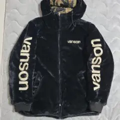 VANSON フェイクファー × タイガーカモフラージュ リバーシブルジャケット