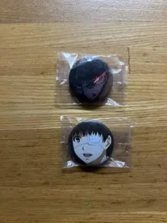 一番おみくじ 東京喰種トーキョーグール 缶バッジ　金木研　2種セット