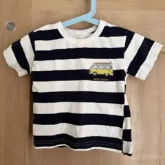 petit main ストライプ Tシャツ