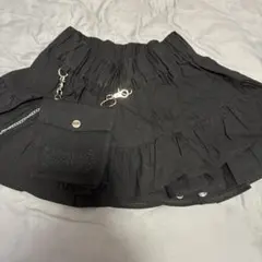 dimmoire PUNKフリルミニスカート ブラック