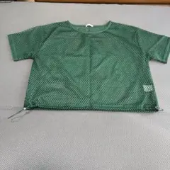 COLZA メッシュグリーンTシャツ M