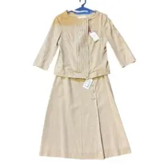 レディース セットアップ ベージュ ジャケット スカート セレモニー 新品