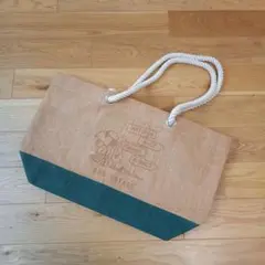 新品 舟型ジュートバッグ スヌーピー