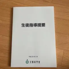 生徒指導提要 平成22年3月 文部科学省