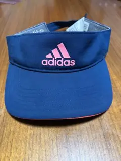 adidas ネイビー ピンク バイザー