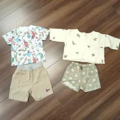 ベビー服セット　オーガニックズー