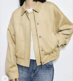 MOUSSY F/SUEDE GATHER ブルゾン マウジー スエード - メルカリ