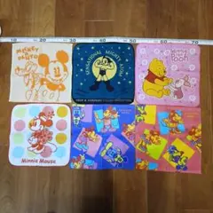 キャラクタータオルハンカチ6枚セット