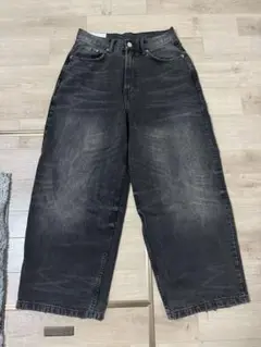  スーパーバギー 夏モデル 30×32 新品未使用 H&M スーパーバギーデニム ブラック 32/30 - メルカリ