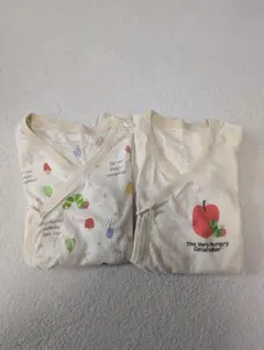 はらぺこあおむし コンビ肌着 2点セット　50〜60