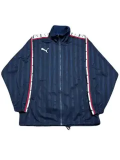 PUMA トラックジャケット ビッグロゴ ネイビー Y2K ジャージ　プージャのサムネイル