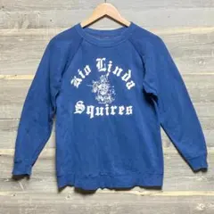 希少★70s80s USA製 脇ガゼット付 ヴィンテージ スウェット 4本針縫