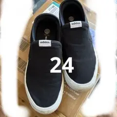 adidas スリッポン ブラック 24cmのサムネイル