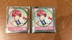 カラフルピーチサンリオコラボ　じゃぱぱ等身缶バッチ