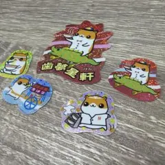 ハムちゃんズ　ハムスター　ステッカー　平成レトロ　フレークシール　ハムスター軒