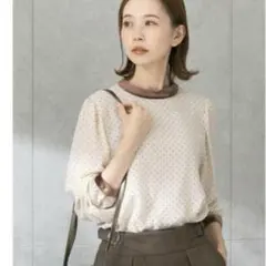 フロッキードット シャツ