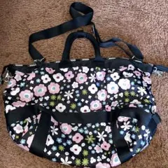 LeSportsac 花柄 ボストンバッグ 約40cm