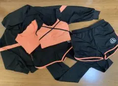 トレーニングウェア5点セット L 　コーラルオレンジ